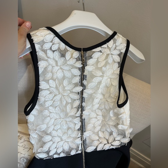 Black and cream party dress. Only worn once - Picture 5 of 5